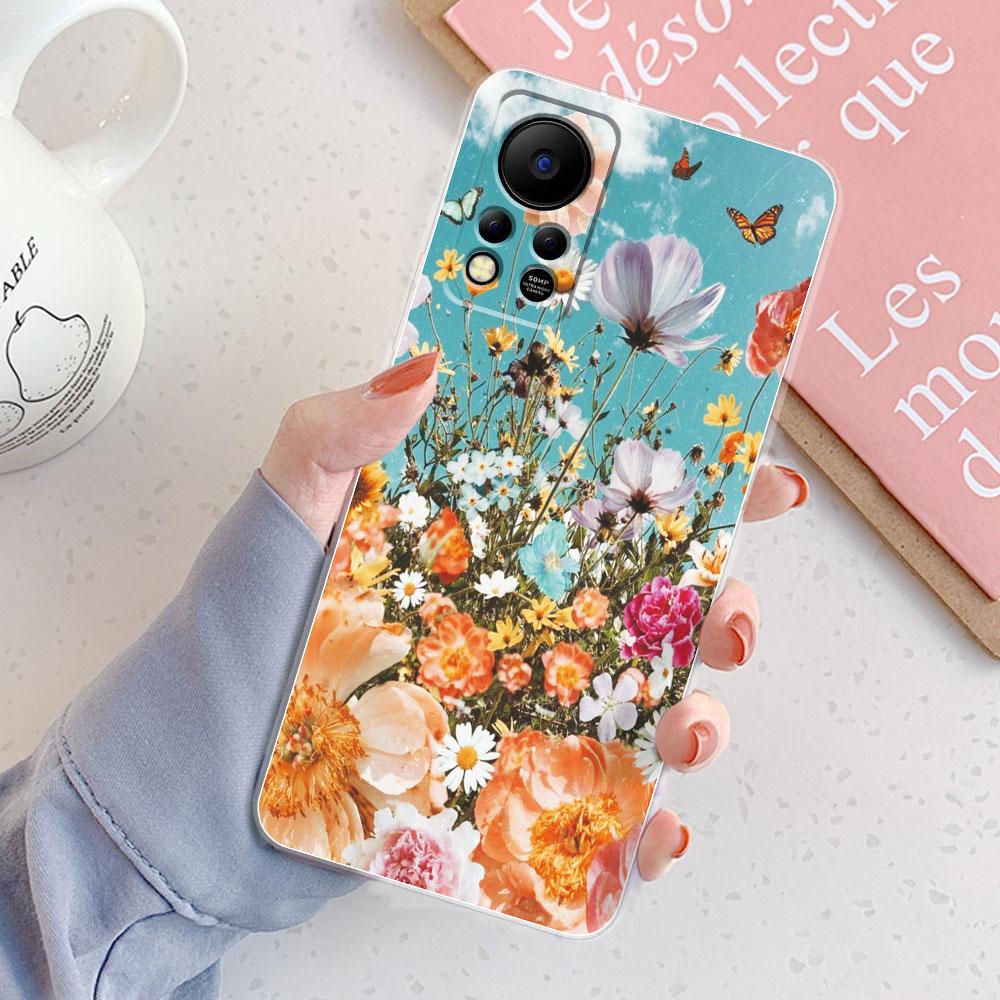 Voor Infinix HOT 11S NFC Hoesje X6812B 6,78 Inch Schokbestendig Achterkant Telefoonhoesjes Voor Infinix Hot11s 11 s NFC Slank Siliconen Transparante Bumper