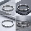 Heren RVS 5-delige schakelarmband voor Man Vrouw Sieraden Waterdicht Cadeaus Armbanden 8MM Breedte Horlogeband Stijl