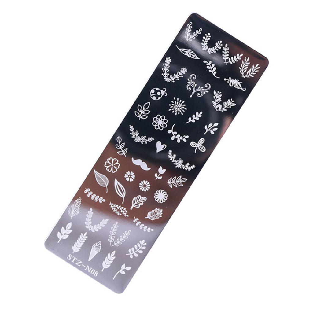 Nail Stamp Plate Nail Art Templates Animal Flower Nail Art Plates for DIY Nail Art Decorations Nails Art Stamping Plates