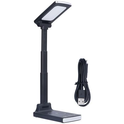Kabellose Ladegerätlampe Hebe- und Klappbar Tragbar Dreistufiges Licht Augenschutz Touch-Tisch