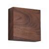 Mid-Century Solid Walnut Wall Lamp: Full Spectrum Eye Protection for Bedroom or Stairway