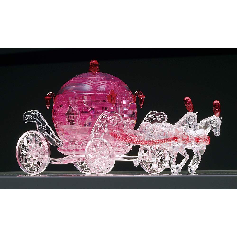 BEVERLY 67-Piece Crystal Puzzle Royal Carriage Rose 50263