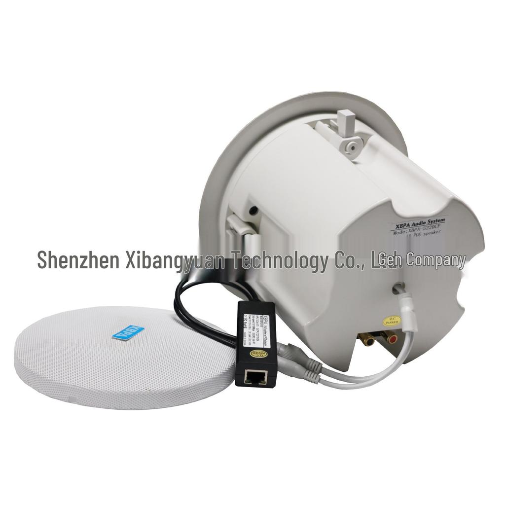 POE-Powered Ceiling IP Speaker / Embedded Audio Speaker / Horn Ceiling Installation