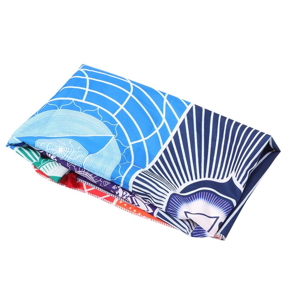 150x75cm Rectangular Shape Unique Colorful Hanging Blanket Beach Bath Towel Home Decoration