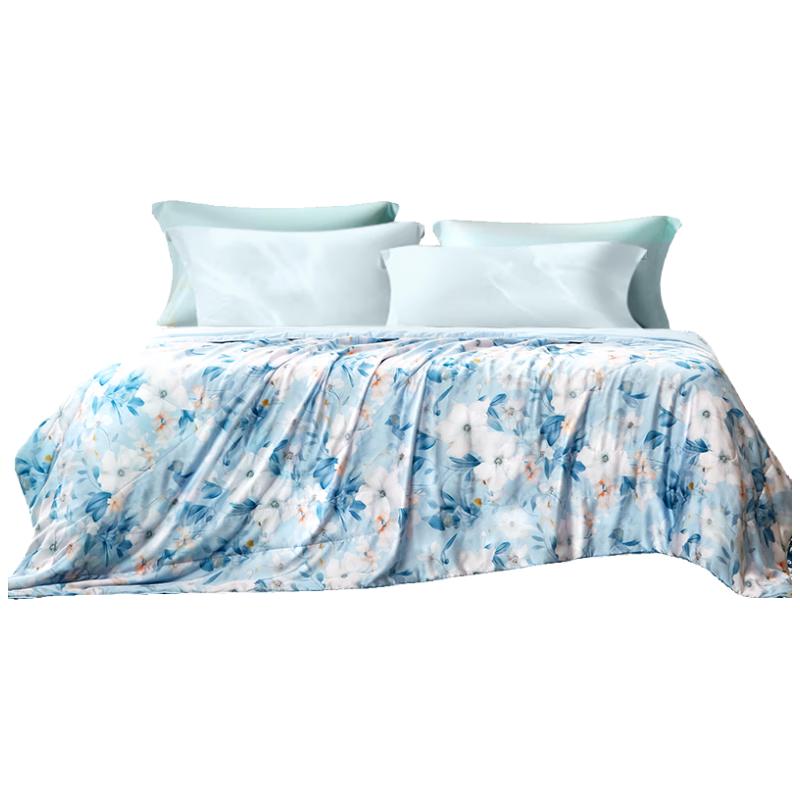 Fuanna 100% Silk Summer Air Conditioning Quilt