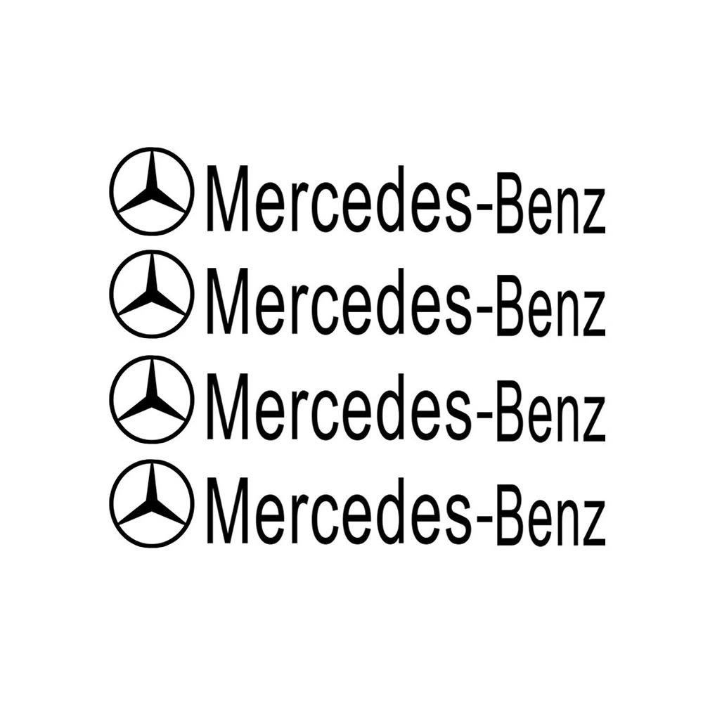 

4PCS Car Styling Body Trunk Badge Decor Sticker For Mercedes Benz AMG W206 W220 W203 W205 W211 W212 W201 W210 W108 Accessories