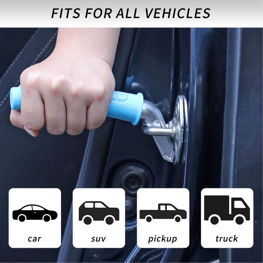 2 Pack Car Door Handle Supports Up To 450lbs Comfortable Grip Portable Assist Grab Handle for Elderly