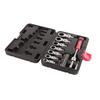 20 Pcs Ratchet Wrench Set Interchangeable 180 Degree Rotating Flex Head Wrench Screwdriver Bit Kit