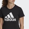 Adidas Sporty Grid Logo Print Short Sleeve T-Shirt Women Tops Black GL0722