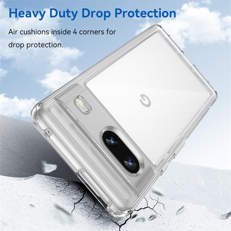 For Google Pixel 7 Case Google Pixel 7 Pro Cover Shockproof Candy Soft Silicon Back PC Protective Phone Cover For Google Pixel 7