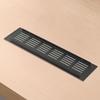 60mm Lüftungsgitter Lüftungsgitter Schwarz Schrank