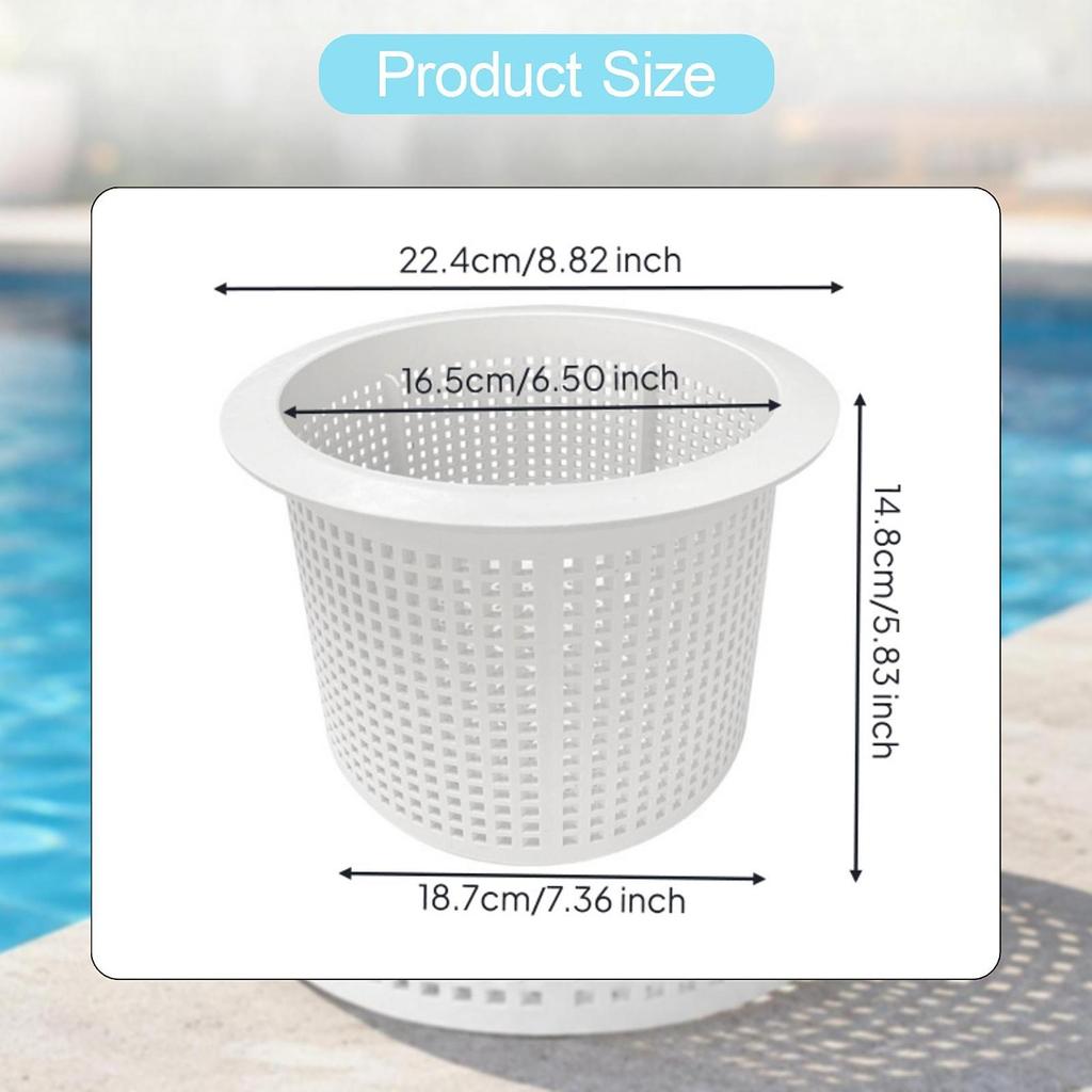 Wall Skimmer Basket Swimming Attachment Pool Filtration Strainer Convenient Assembly