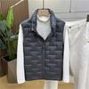 Fashion inner vest thermal vest sleeveless vest simple down cotton vest