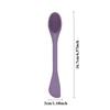 1pc Large Dual-Ended Silicone Facial Mask Brush, Pore Cleansing Face Scrubber, Mud Mask Applicator, Spreadable Brush for Makeup Removal