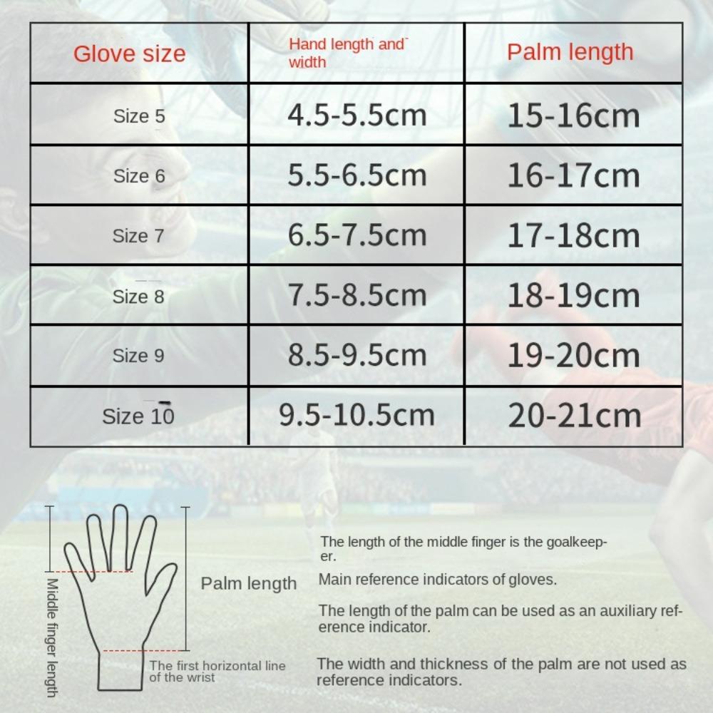 Thickened Kid's Soccer Goalkeeper Gloves Latex Football Gloves Breathable Kids Goalkeeper Glove