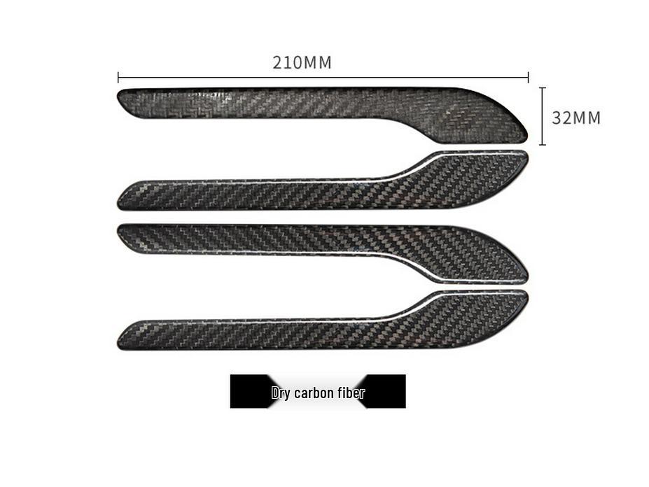 Tesla Model 3/Y Refresh Carbon Fiber Door Handle Sticker