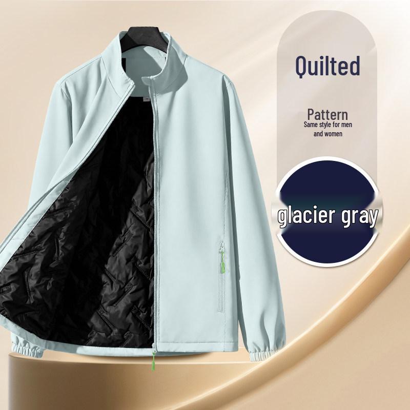 DJI Fleece-Lined Windbreaker: Custom Logo Corporate Jacket. M