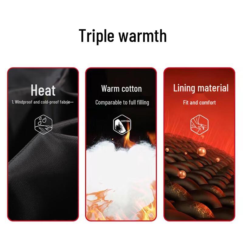 Warrior Men's Hooded Padded Winter Jacket