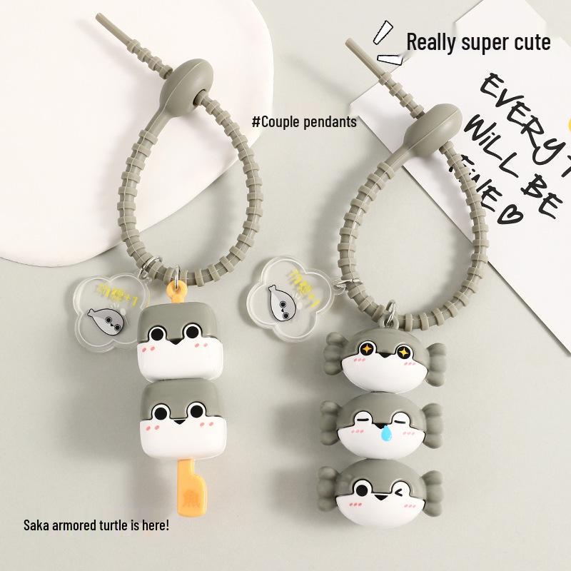 Creative Cartoon Gamera Stacking Toy Keychain – Cute Bag Charm Gift