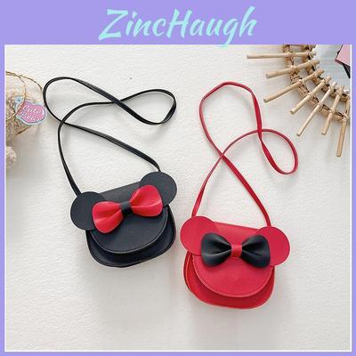 Bolso Pequeño de Hombro para Niñas con Lazo de Mariposa y Patrón de Flores de PU para Uso Diario