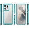 Motorola Edge 50 Pro Fusion Hybrid Case, Clear / Blue