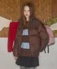 Cgp Rds Essential Short Down Jumper_Chocolate Brown