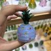 Ananas Comosus Crystal Pineapple Ornaments Glass Miniatures Pineapple Model  Fengshui Paperweight