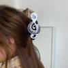 Piano Music Hair Clip Video Tape Big Shark Clip Funny Acetate Guitar Hair Claw  Girl