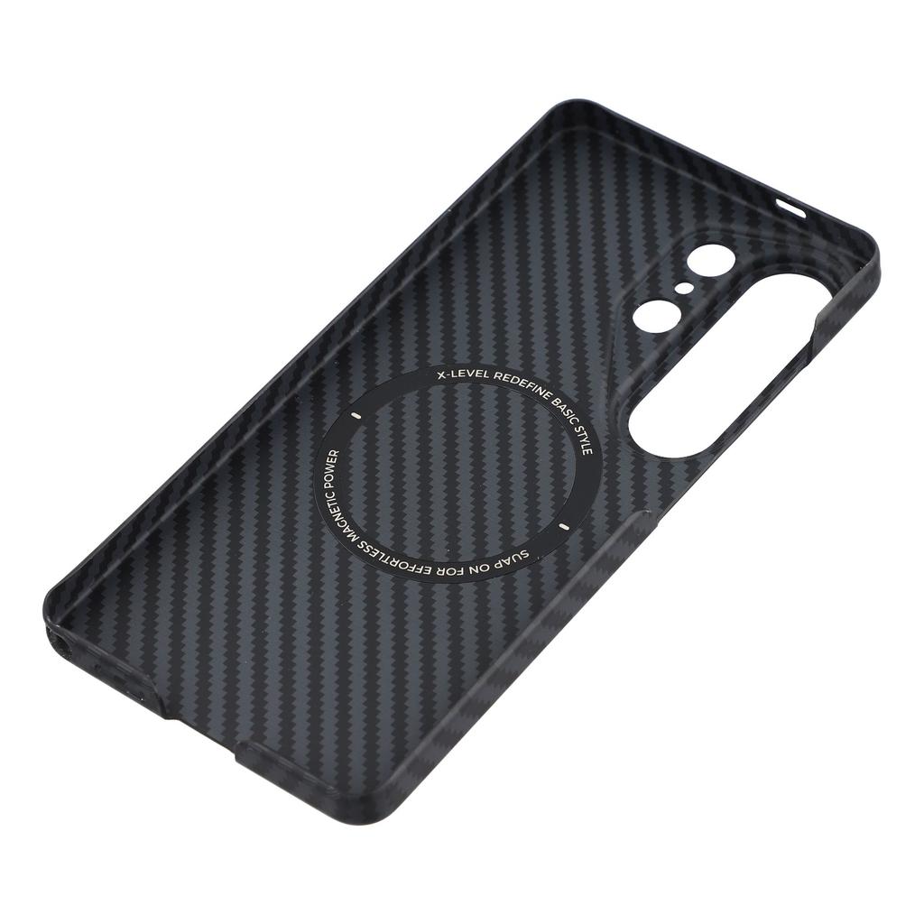 X-LEVEL Pro Samsung Galaxy S26 Ultra Magnetický kryt Textura uhlíkových vláken Ultra tenký PC tvrdý kryt na telefon