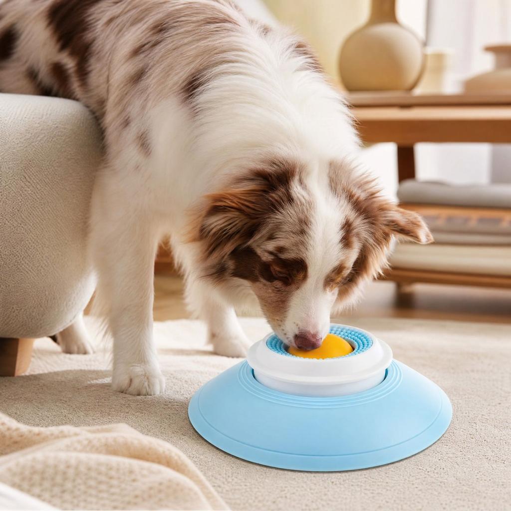 Dog Dispensing Toy with Lick Slow Feeder - Interactive Puzzle Food Toy for Dogs
