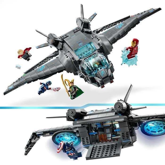 LEGO® Marvel 76248 Le Quinjet Des Avengers, Jouet De Vaisseau Spatial Avec Figurines, Infinity