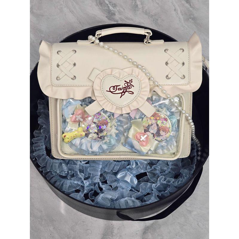 

Taimo Cotton Dog Original Cartoon Backpack One Shoulder Two Shoulders Cross-Body Japanese Style Students Daily Work Clothing School Campus Sweet Bag