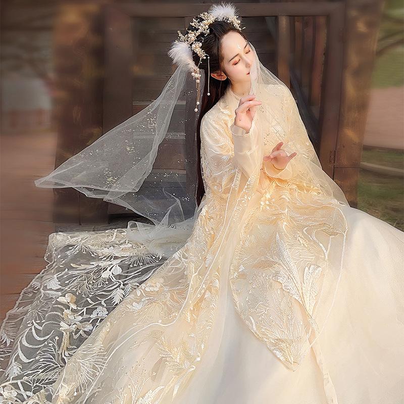 Yuechan's New Wei and Jin Chinese Style Suit, Spring and Autumn Fairy Energy Improvement, Ancient Costume Court Style