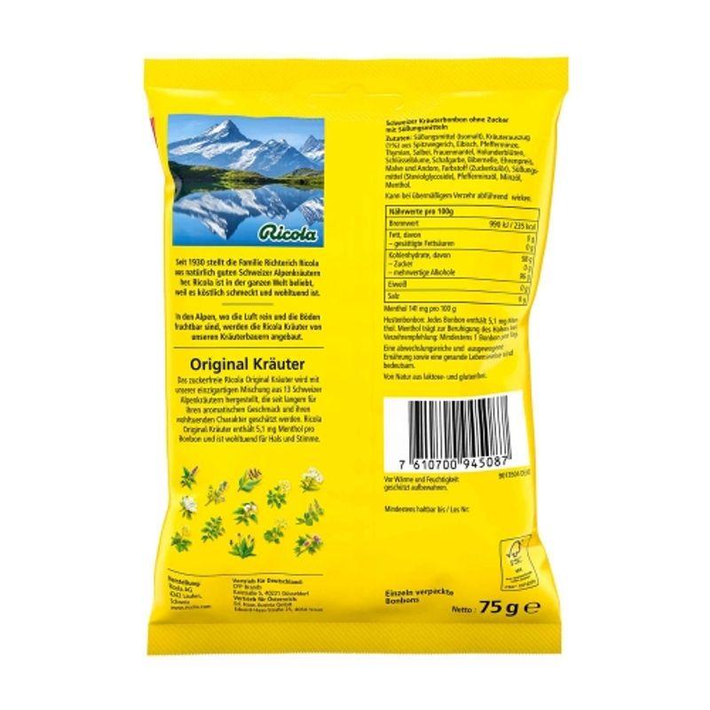 Ricola Original Herb Sugar-Free Candy 75g