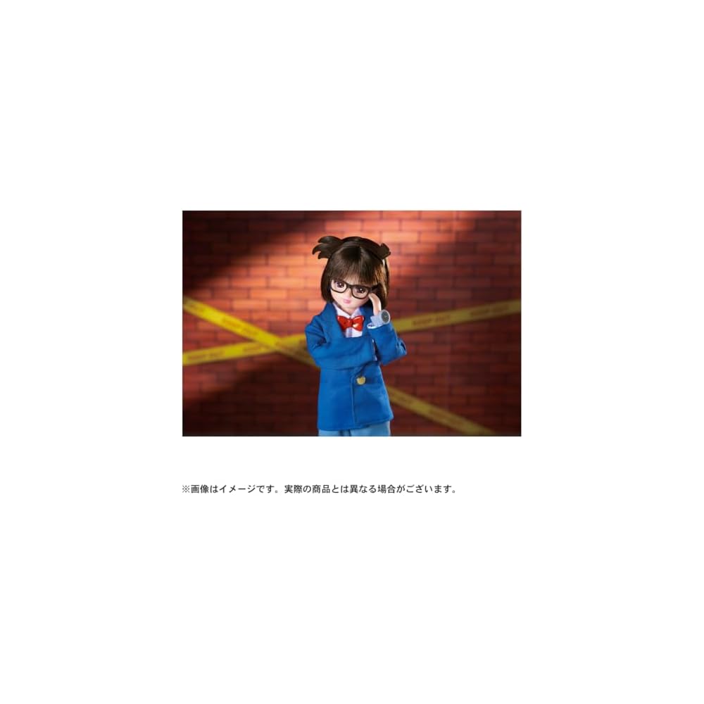 Takara Tomy Licca-chan Detective Conan Edogawa Conan Dress-Up Doll Toy for Ages 3 and Up