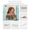 Abstract Black Girl Beach Palm Vacation Wall Art Canvas Painting Nordic Posters And Prints Wall Pictures For Living Room Decor