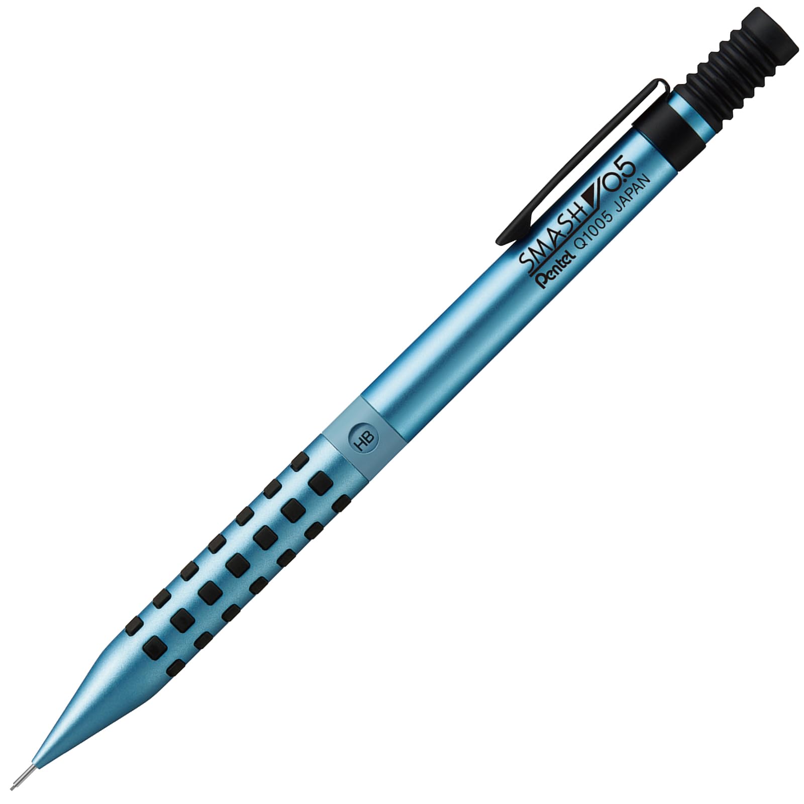 Pentel Smash Mechanical Limited Diamond Metallic Blue Diamond Pencil, Edition, 0.5mm, Colors, Barrel, Q1005-LDM1
