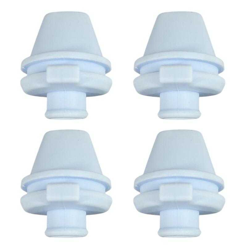 4pcs Silicones Spouts Mouthpieces Heat Resistant Water Bottles Mouthpieces Part Travel Water Bottles Accessory
