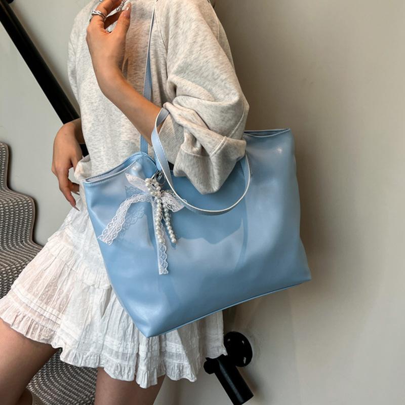 Bag Women's 2025 Summer New Tote Bag Women's Large Capacity Work Bag Portable Shoulder Underarm Bag