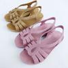 Summer Slope with Women's Sandals Middle-aged and Elderly Mother Sandals Non-slip Middle-heel Soft-soled Plastic Sandals for The Elderly