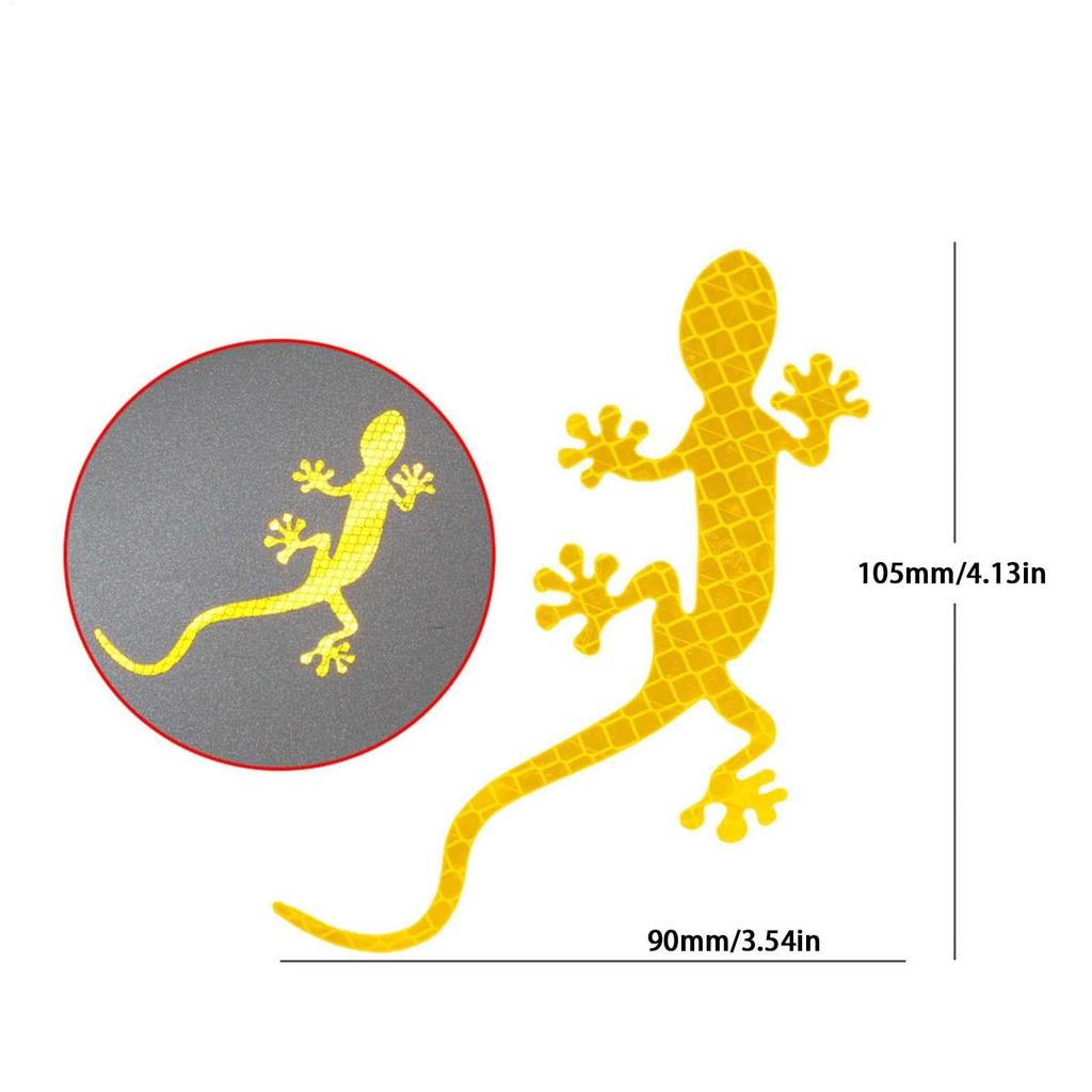 Gecko Reflex Strip - Reflective Warning Sticker for Car, Body