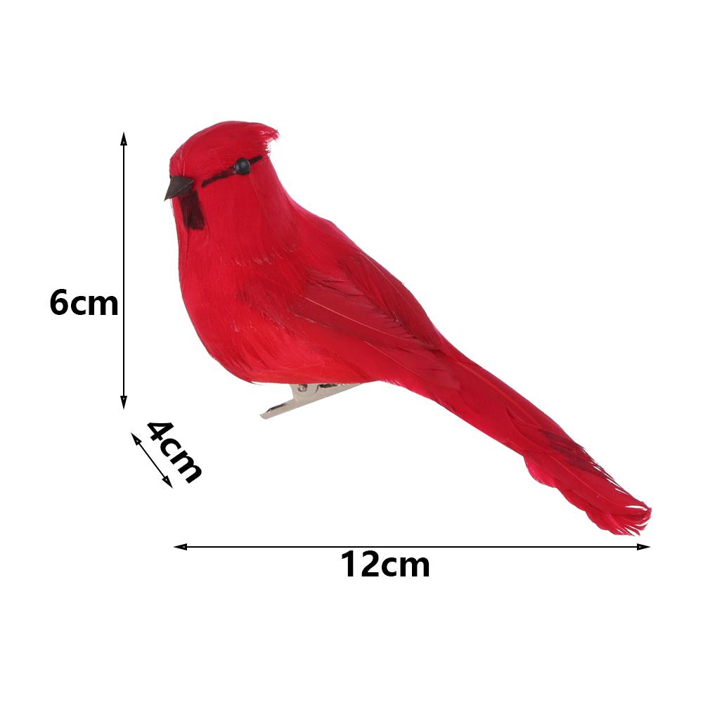 Vivid Wedding Supply Garden Ornament Simulation Parrot Bird Model Artificial Animal  Real Feathers