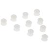 10Pcs Pulley Gear Micro Plastic Wheel White Pulley Wheel Fit Dc Motor Shaft 2Mm Toy Model