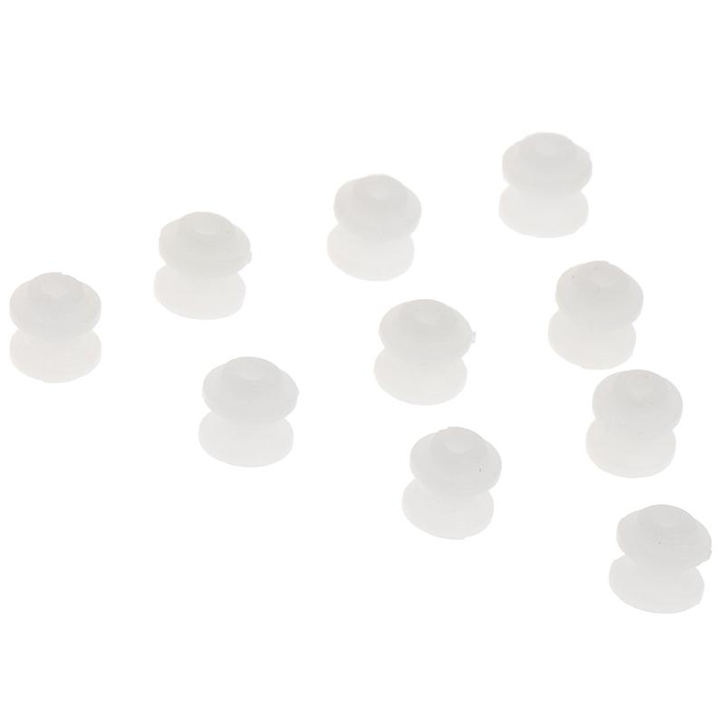 10Pcs Pulley Gear Micro Plastic Wheel White Pulley Wheel Fit Dc Motor Shaft 2Mm Toy Model