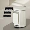 Stainless Steel Trash Bin Kitchen Pedal Trash Can Large Capacity Wastebasket Bedroom Dump Luxury Antiodor Home Garbage Container