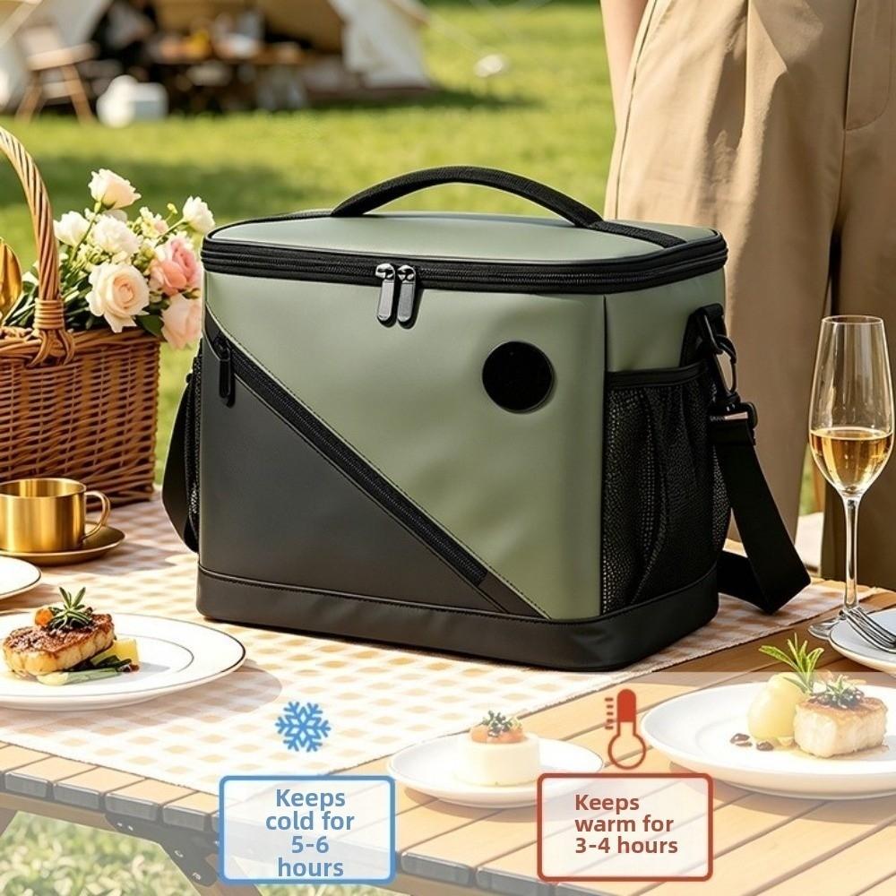 Waterproof Picnic Bag Large Capacity Cooler Bag Digital  Insulation Lunch Bag  for Women Men Adult
