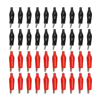 20 Pair Electric Test Clip Single Handle Battery Charger Clamp Electrical Assortment Charging Clip for Power Test
