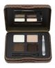 L.A. Girl Inspiring Brow Kit - Dark | Eyebrow Powder, Wax, Spoolie, Tweezer & Brush | Complete Eyebrow Shaping & Filling Kit | For Dark Hair & India
