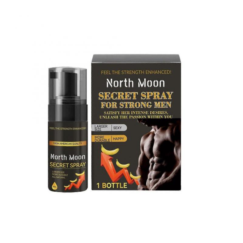 Men's Vitality Spray - Long-Lasting Intimacy Enhancer with Vitamin E, Cinnamon & Ginger Oil