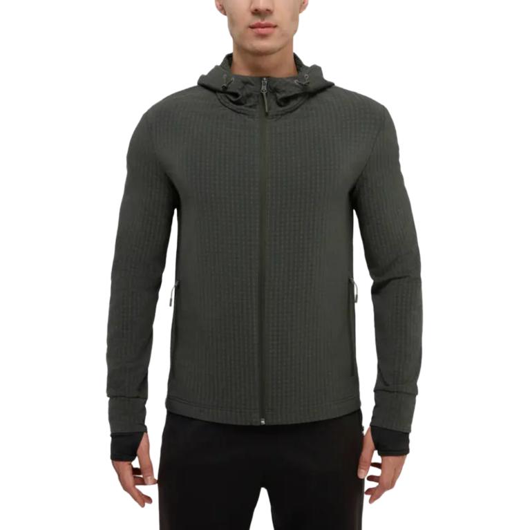 

Мужская куртка для бега DECATHLON серии 500, однотонная, удобная, теплая, дышащая, темно-зеленая XL темно-зеленого